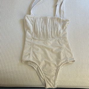 Peony Sonnet Tie Shoulder One Piece